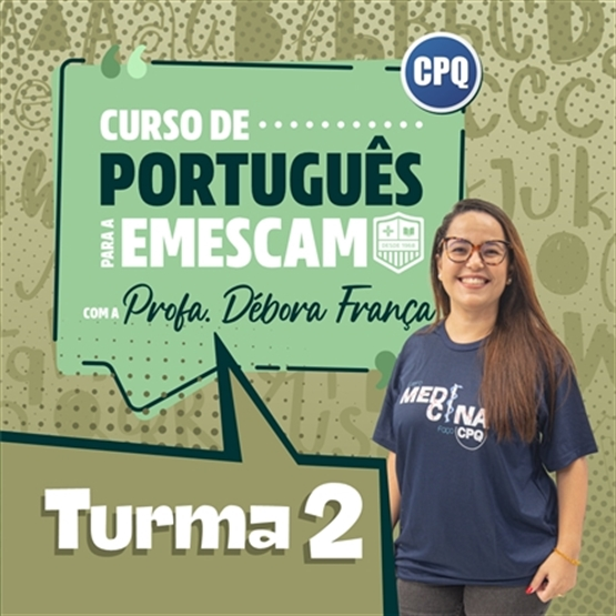 CURSO DE PORTUGUÊS SEMESTRAL 2025/2 - PRESENCIAL - TURMA 2 - 5ª FEIRA (14:00 - 16:00)
