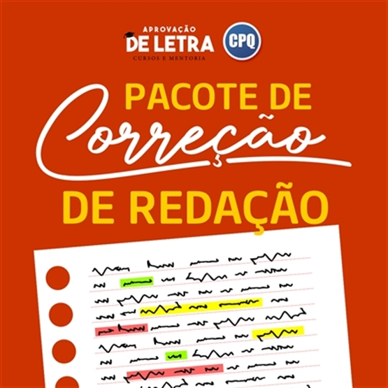 PACOTE DE CORREÇÃO DE REDAÇÃO - SEMESTRAL PARTICULARES